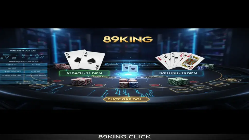 Cách chơi Xì Dách luôn thắng 89King
