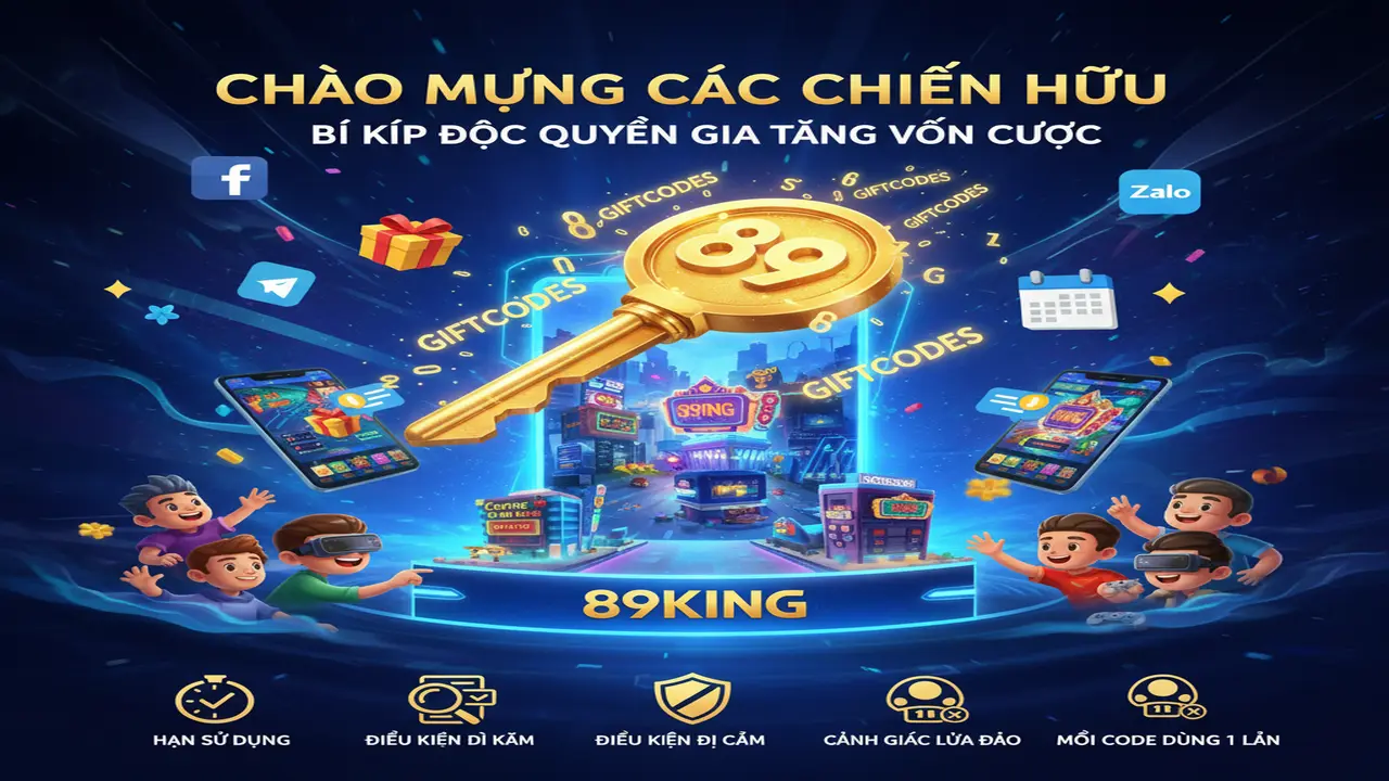 Hướng dẫn săn Giftcode free 89King