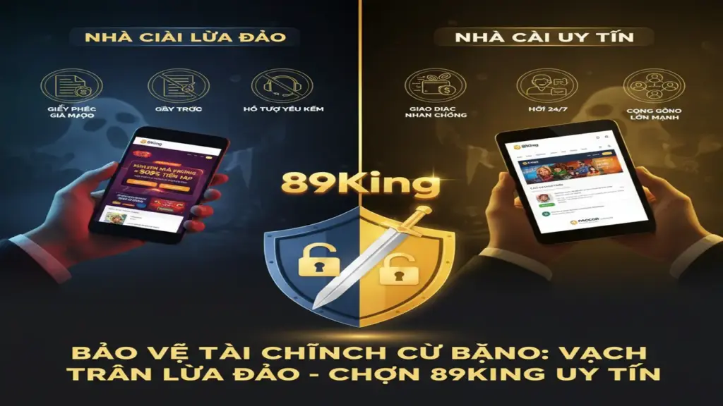 Cách nhận biết nhà cái lừa đảo 89King