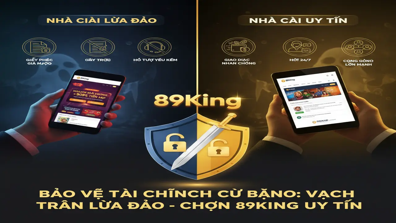 Cách nhận biết nhà cái lừa đảo 89King
