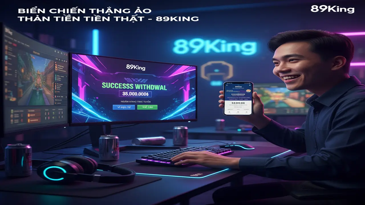 Rút tiền (Ngân Hàng, Ví Điện Tử, Thẻ Điện Thoại) 89King