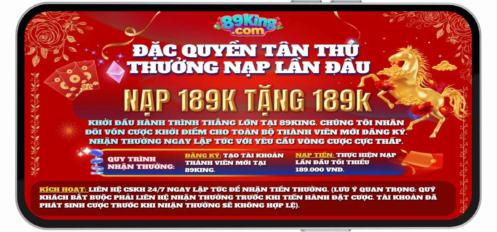 Đặc Quyền Tân Thủ 89King CLick